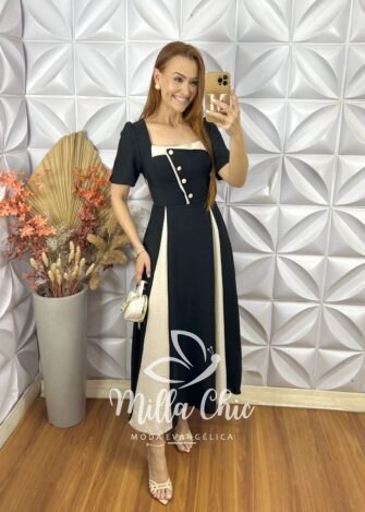Vestido Milena Bicolor - Milla Chic