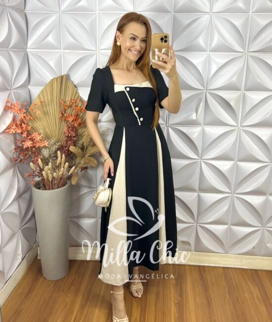 Vestido Milena Bicolor - Milla Chic