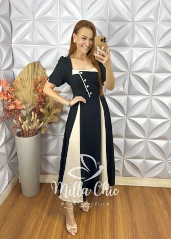 Vestido Milena Bicolor - Milla Chic