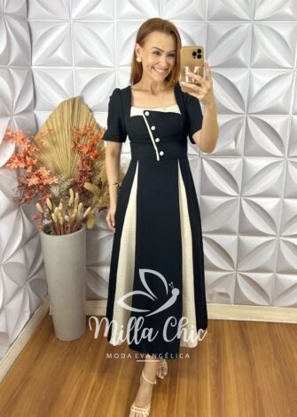 Vestido Milena Bicolor - Milla Chic