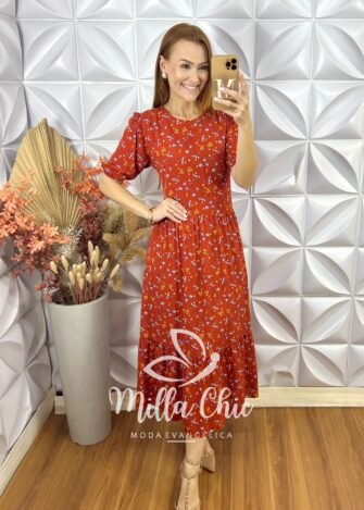 Vestido Nadir Em Viscolinho - Milla Chic