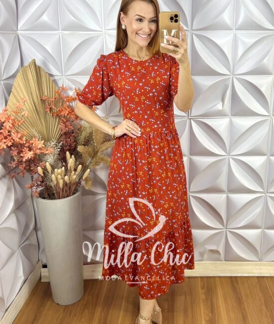 Vestido Nadir Em Viscolinho - Milla Chic