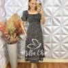 Milla Chic - millachic com br vestido narcisa em viscolinho preto Vestido Narcisa Em Viscolinho - Preto - Milla Chic
