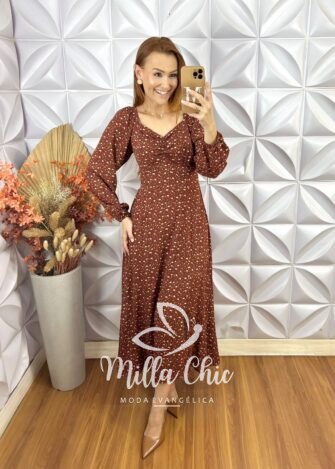 Vestido Raab Manga longa - Milla Chic