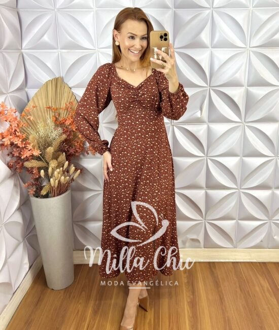 Vestido Raab Manga longa - Milla Chic