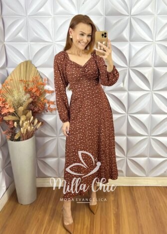 Vestido Raab Manga longa - Milla Chic