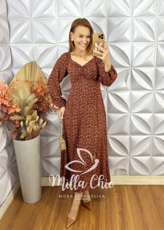 Vestido Raab Manga longa - Milla Chic