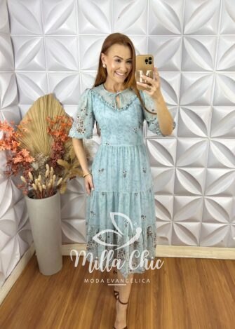 Vestido Rebecca Em Chiffon - Milla Chic