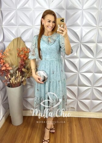 Vestido Rebecca Em Chiffon - Milla Chic