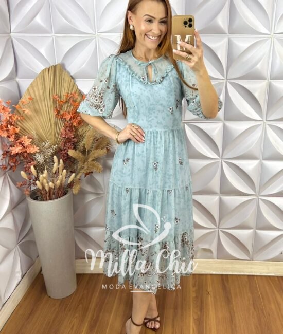 Vestido Rebecca Em Chiffon - Milla Chic