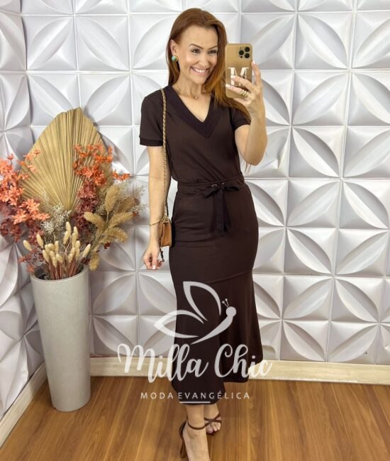 Vestido Rebecca  Bordado- Azul - Milla Chic