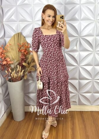 Vestido Sara Em Viscose - Milla Chic