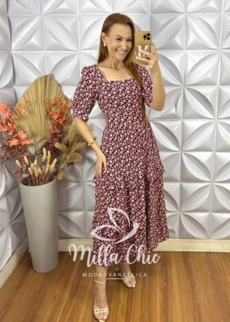 Vestido Sara Em Viscose - Milla Chic