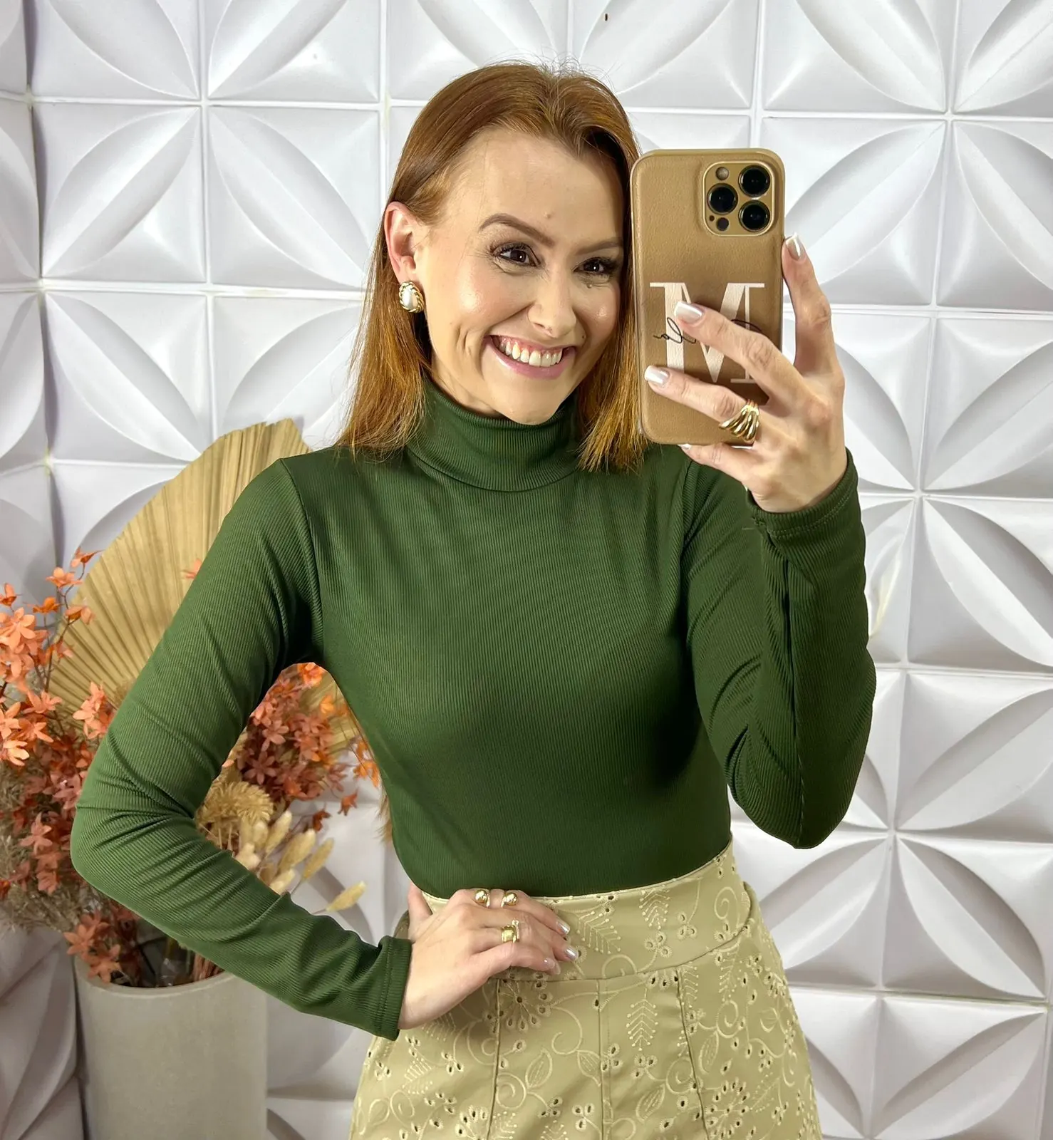 Cacharel Manga Longa – Verde – Milla Chic Cacharel Manga Longa - Verde - Milla Chic