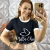 Blusa Alanis Em Tricot Modal - Preto - Milla Chic