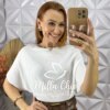 Milla Chic - millachic com br blusa noemia em tricot rosa copia Blusa Noêmia Em Tricot - Branca - Milla Chic