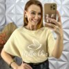 Blusa Noêmia Em Tricot - Bege - Milla Chic