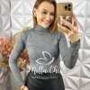 Cacharel Manga Longa - Cinza - Milla Chic