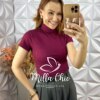 Milla Chic - millachic com br cacharel eugenia gola alta manga curta Cacharel Eugênia Gola Alta Manga Curta - Milla Chic