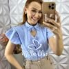 Camisa Anelise em lesie algodão - Milla Chic