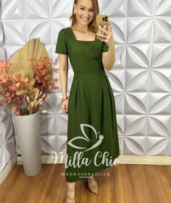 Conjunto Márcia Em Alfaiataria Marrant - Verde Escuro - Milla Chic