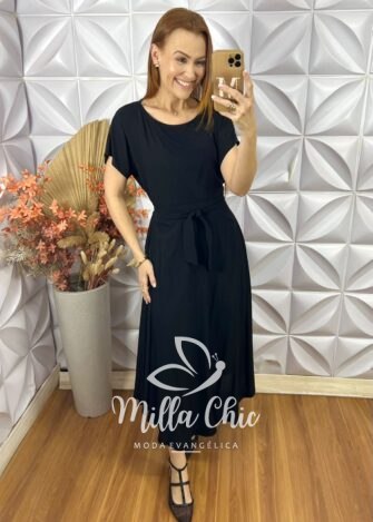 Milla Chic - millachic com br conjunto simone em viscolinho preto 4 Conjunto Simone Em Viscolinho - Preto - Milla Chic