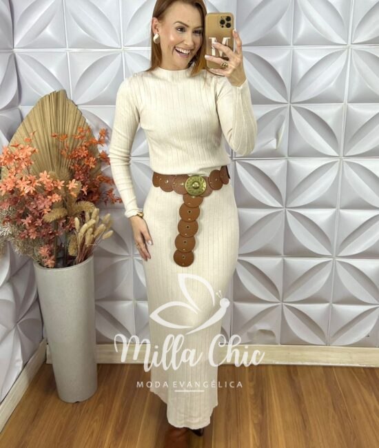 Conjunto Sirlei Em Tricot Modal - Verde - Milla Chic