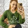 Milla Chic - millachic com br conjunto sirlei em tricot modal verde 19 Conjunto Sirlei Em Tricot Modal - Verde - Milla Chic
