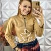 Jaqueta Lúcia Em P.U - Caramelo - Milla Chic