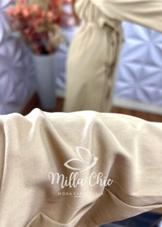 Sobretudo Trench Coat Lia - Bege - Milla Chic