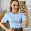 T-Shirt Laço Milla - Azul - Milla Chic