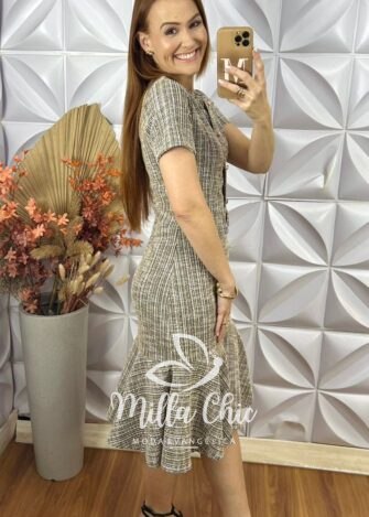 Milla Chic - millachic com br vestido cintia em tweed 2 Vestido Cintia Em Tweed - Milla Chic