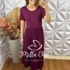Vestido Comfy Zaia - Marsala - Milla Chic