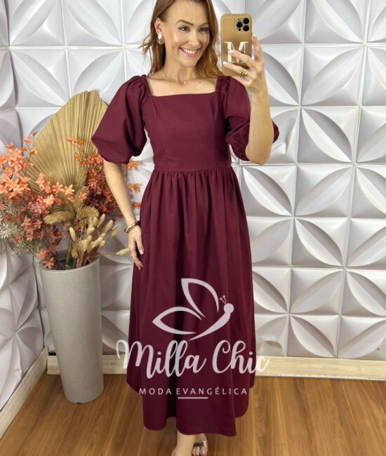 Vestido Júlia - Marrom - Milla Chic