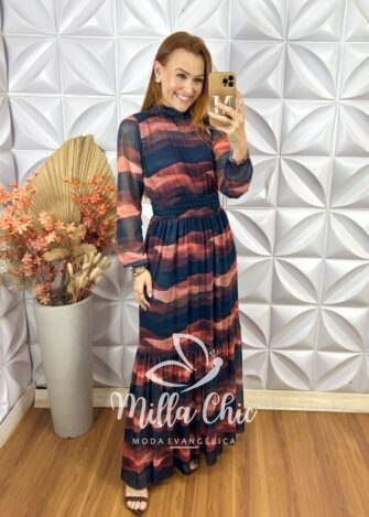Vestido Longo Celina em Tule - Milla Chic