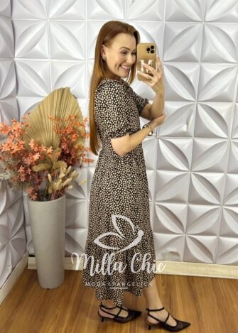 Vestido Nadir Em Viscolinho - Milla Chic