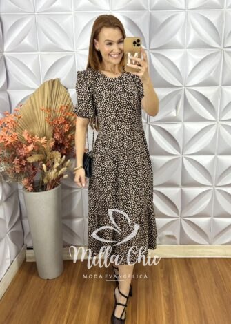 Vestido Nadir Em Viscolinho - Milla Chic