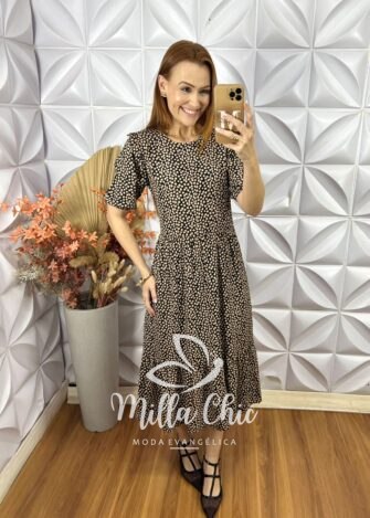 Vestido Nadir Em Viscolinho - Milla Chic