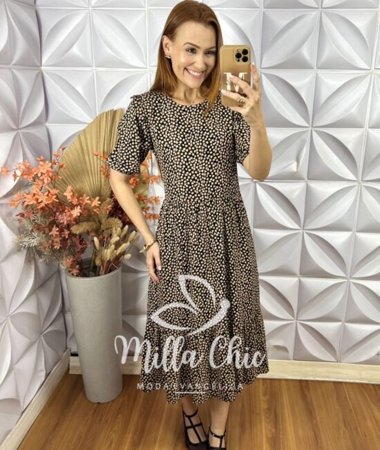 Vestido Nadir Em Viscolinho - Milla Chic