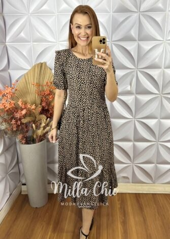 Vestido Nadir Em Viscolinho - Milla Chic