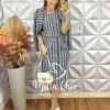 Milla Chic - millachic com br vestido tina com casaco em tweed azul Vestido Tina Com Casaco Em Tweed - Preto e Branco - Milla Chic
