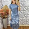 Conjunto Em Paetê Teodora - Azul - Milla Chic