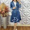 Milla Chic - millachic com br conjunto madrid em veludo cotele azul 3 Conjunto Madrid Em Veludo Cotelê - Azul - Milla Chic