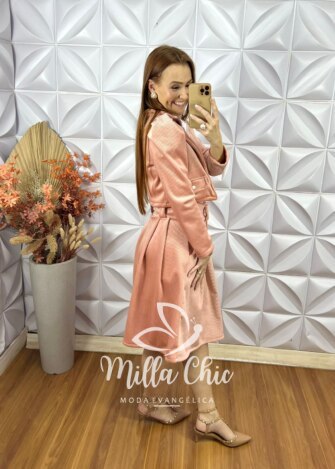 Milla Chic - millachic com br conjunto madrid em veludo cotele rosa 3 Conjunto Madrid Em Veludo Cotelê - Rosa - Milla Chic