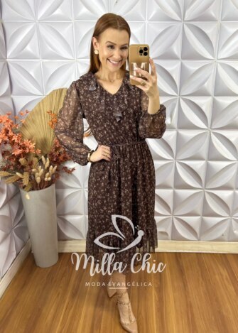 Vestido Antonia Em Tule - Milla Chic