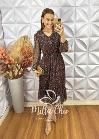 Vestido Antonia Em Tule - Milla Chic