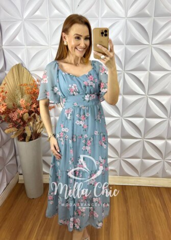 Vestido Antonia Em Tule - Milla Chic