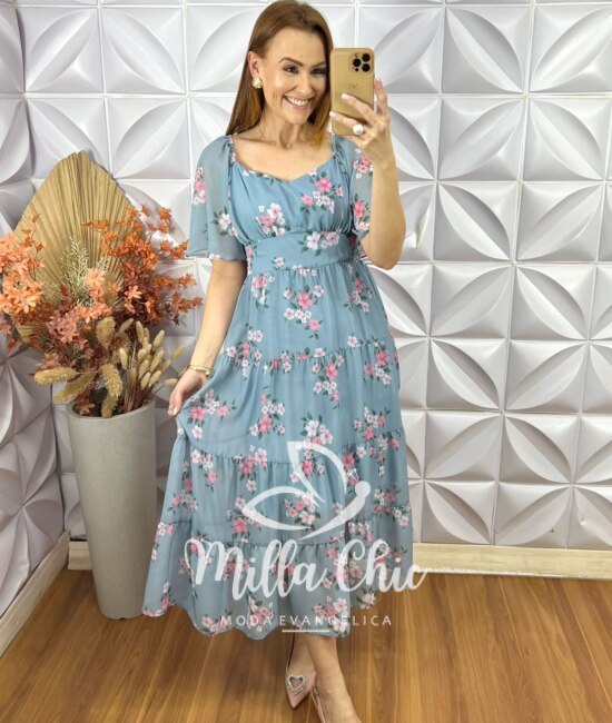 Vestido Antonia Em Tule - Milla Chic