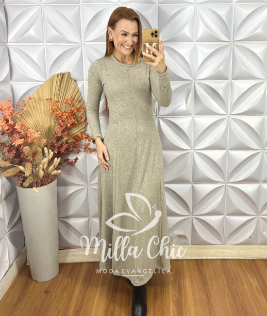 Vestido Danúbia Em Lãzinha - Milla Chic