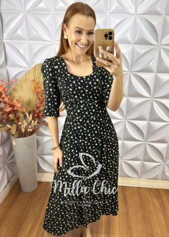 Vestido Helena Em Viscolinho - Milla Chic